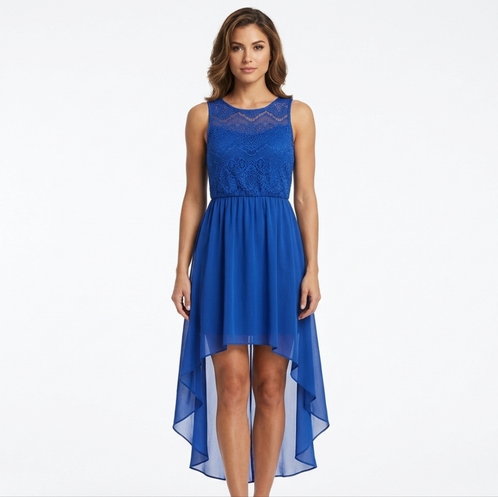 Beautiful  Blue Bisou Bisou Dress EUC